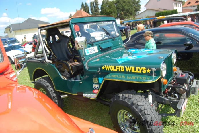 Jeep Willys CJ-3A 1949-1953, prawy bok