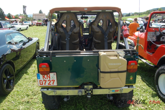 Jeep Willys CJ-3A 1949-1953, rear view