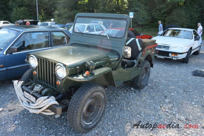 Jeep Willys CJ-3A 1949-1953 (1949), left front view