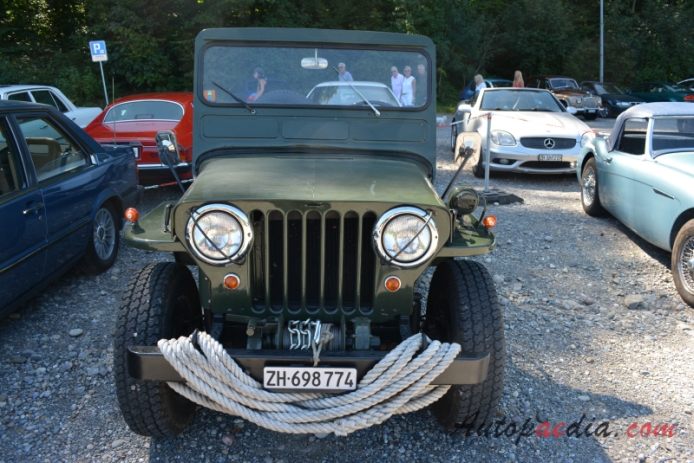 Jeep Willys CJ-3A 1949-1953 (1949), front view