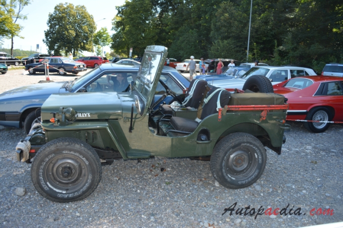 Jeep Willys CJ-3A 1949-1953 (1949), left side view