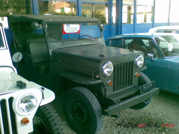 Jeep Willys CJ-3B 1953-1968 (1953), prawy przód