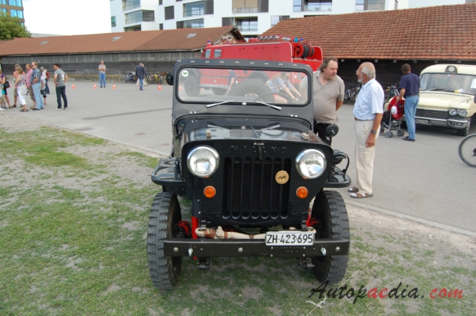 Jeep Willys CJ-3B 1953-1968 (1953), front view