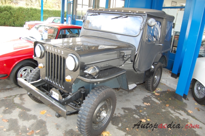 Jeep Willys CJ-3B 1953-1968 (1959), left front view