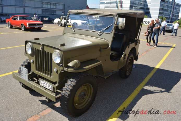 Jeep Willys CJ-3B 1953-1968 (1963), left front view