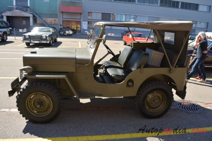 Jeep Willys CJ-3B 1953-1968 (1963), lewy bok