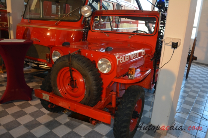 Jeep Willys CJ-3B 1953-1968 (fire engine), left front view
