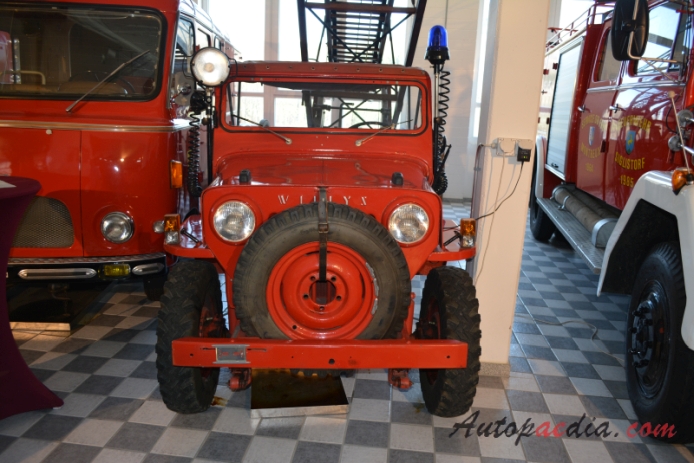 Jeep Willys CJ-3B 1953-1968 (fire engine), front view