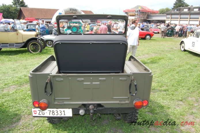Jeep Willys CJ-5 1954-1983, tył