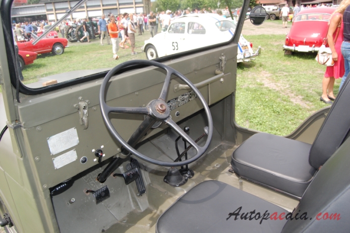 Jeep Willys CJ-5 1954-1983, wnętrze