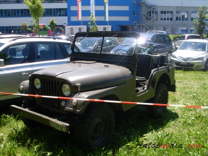 Jeep Willys CJ-5 1954-1983 (1958), lewy przód