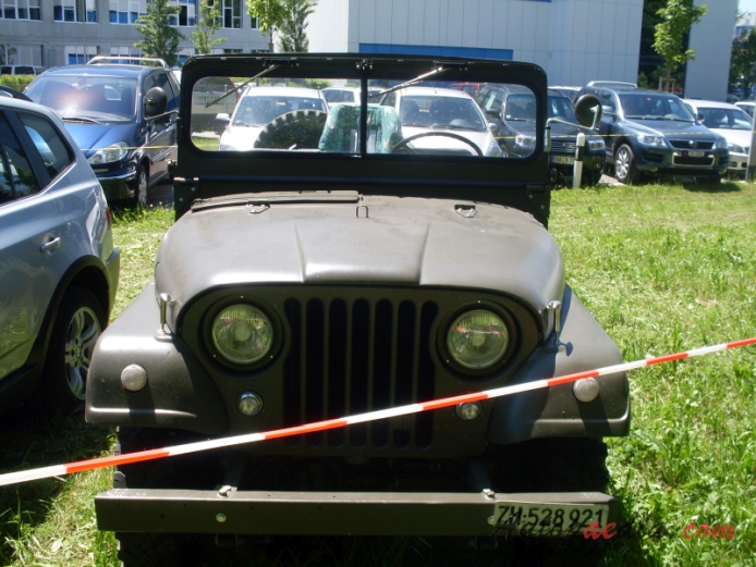 Jeep Willys CJ-5 1954-1983 (1958), przód