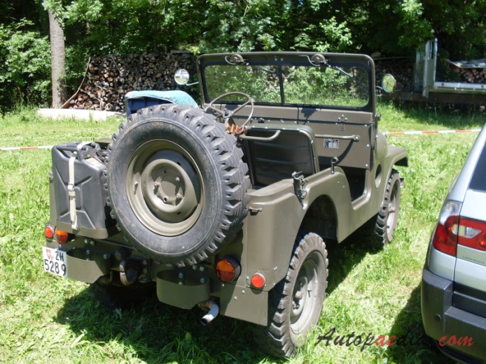 Jeep Willys CJ-5 1954-1983 (1958), right rear view