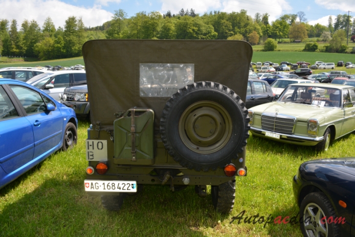 Jeep Willys CJ-5 1954-1983 (1967 Kaiser Jeep), rear view