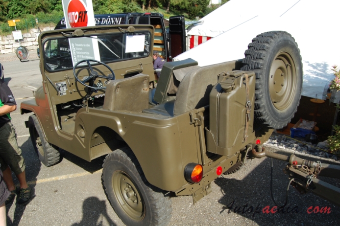 Jeep Willys CJ-5 1954-1983 (1969 Kaiser Jeep), lewy tył