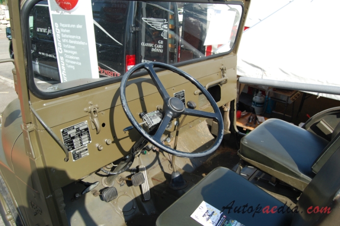 Jeep Willys CJ-5 1954-1983 (1969 Kaiser Jeep), interior