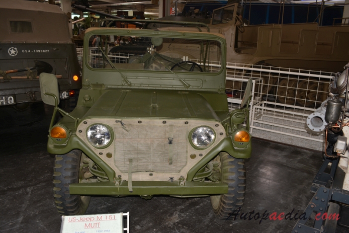 Jeep Willys M151 MUTT 1959-1982, front view