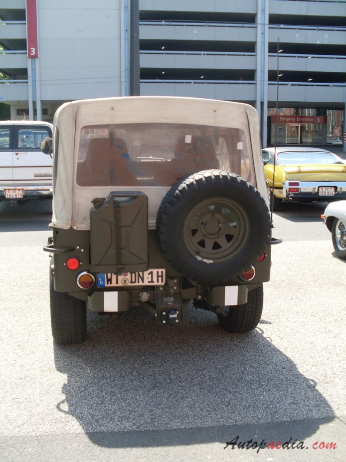 Jeep Willys MB 1942-1945, rear view