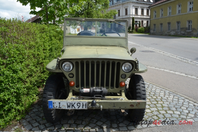 Jeep Willys MB 1942-1945, przód