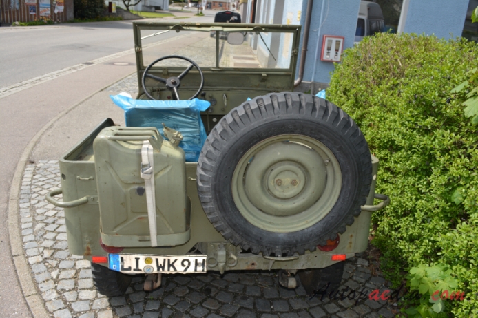 Jeep Willys MB 1942-1945, tył