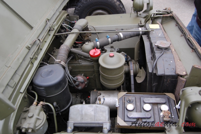 Jeep Willys MB 1942-1945 (1942), engine  