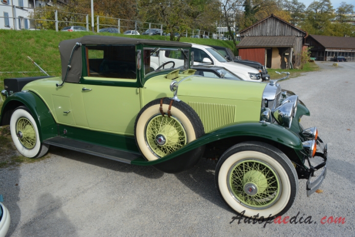 LaSalle 303 1927-1928 (1928 LaSalle Roadster 2d), prawy bok