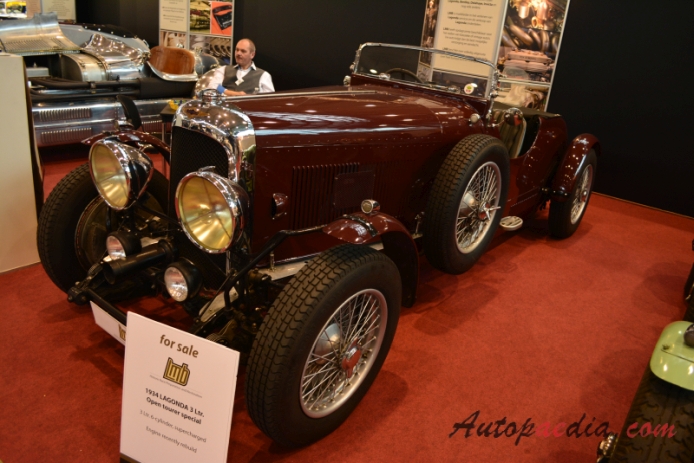 Lagonda 3-Litre 1st generation 1928-1934 (1934 open tourer special), left front view