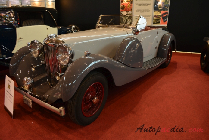 Lagonda LG45 1936-1937 (1937 open tourer), lewy przód