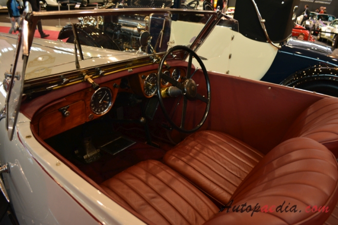 Lagonda LG45 1936-1937 (1937 open tourer), wnętrze