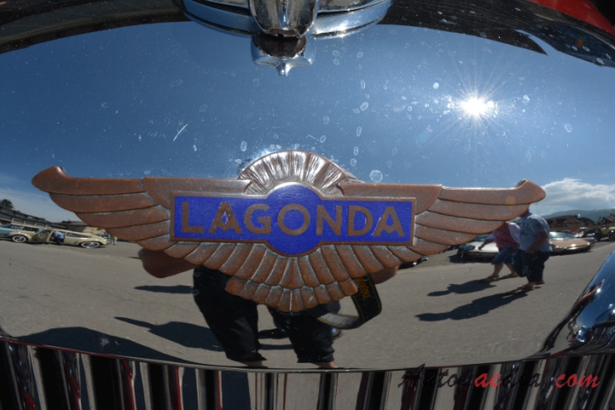 Lagonda M45 1935 (roadster 2d), front emblem  