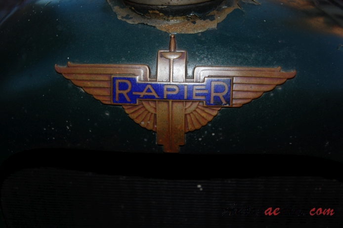 Rapier 1936-1938 (1936), front emblem  