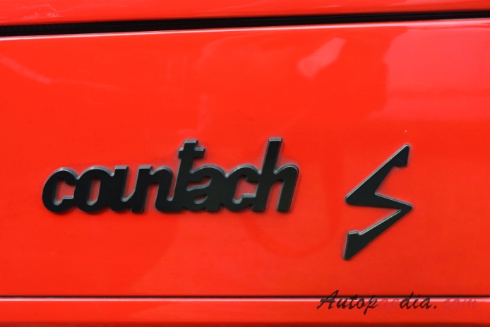 Lamborghini Countach 1973-1990 (1978-1985 LP 400 S, LP 500 S), rear emblem  
