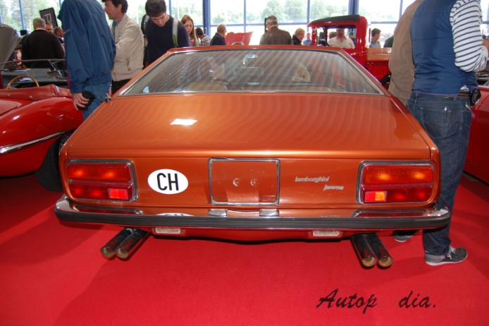 Lamborghini Jarama 1970-1976 (1972 400GT), rear view