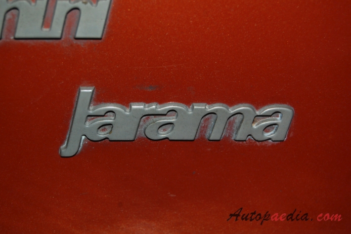 Lamborghini Jarama 1970-1976 (1972 400GT), rear emblem  
