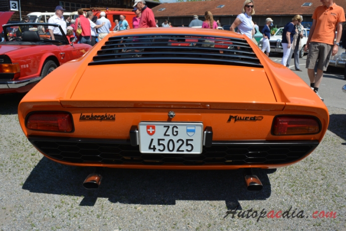 Lamborghini Miura 1966-1974 (1966-1971), rear view