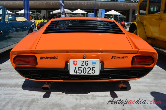 Lamborghini Miura 1966-1974 (1966-1971), rear view