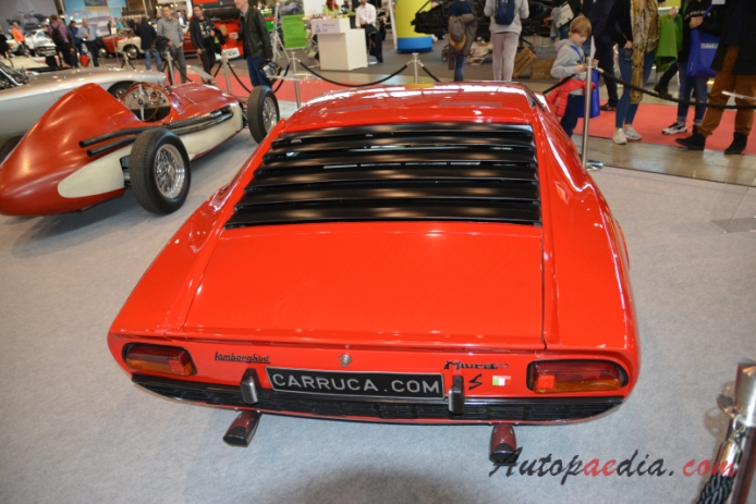 Lamborghini Miura 1966-1974 (1968 Miura P400), rear view