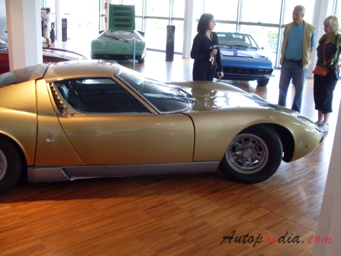 Lamborghini Miura 1966-1974 (1969-1971 S), right side view