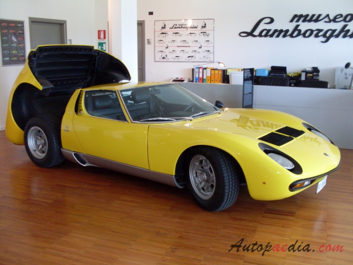 Lamborghini Miura 1966-1974 (1971-1972 SV), right side view
