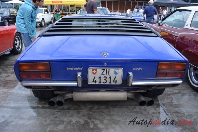 Lamborghini Urraco 1972-1979 (1973 P250), rear view