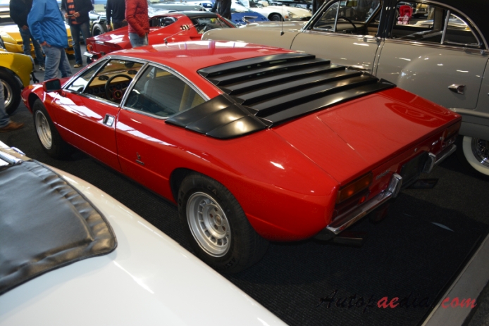 Lamborghini Urraco 1972-1979 (1975 P300),  left rear view