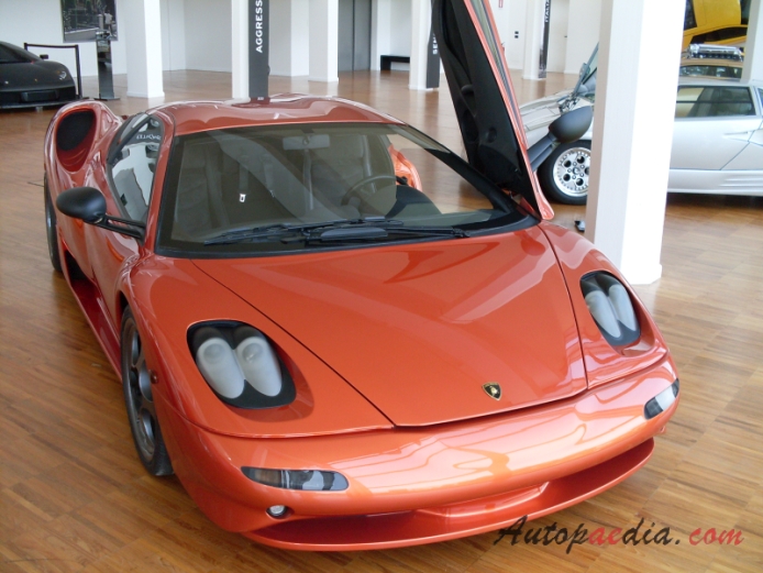 Lamborghini prototype 1999 (Lamborghini Kanto Project 147 Zagato Coupé 2d), front view