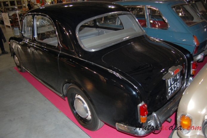 Lancia Appia 2nd series 1956-1959 (1957 sedan 4d),  left rear view
