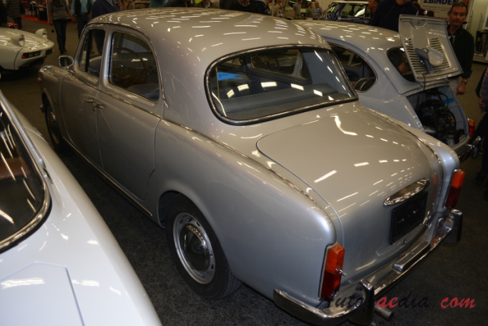 Lancia Appia 3rd series 1959-1963 (1962 sedan 4d),  left rear view