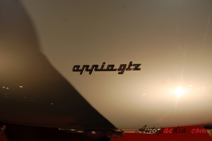 Lancia Appia Zagato 1956-1963 (1957-1958 GTZ Coupé 2d), emblemat przód 
