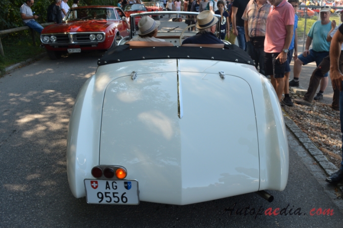 Lancia Aprilia 1937-1949 (1938 Viotti Cabriolet 2d), rear view