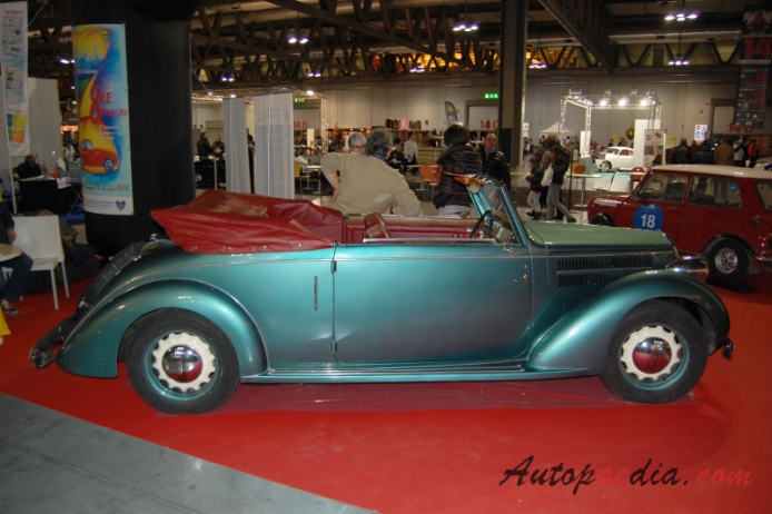 Lancia Aprilia 1937-1949 (1940 Pininfarina Transformabile 2d), prawy bok