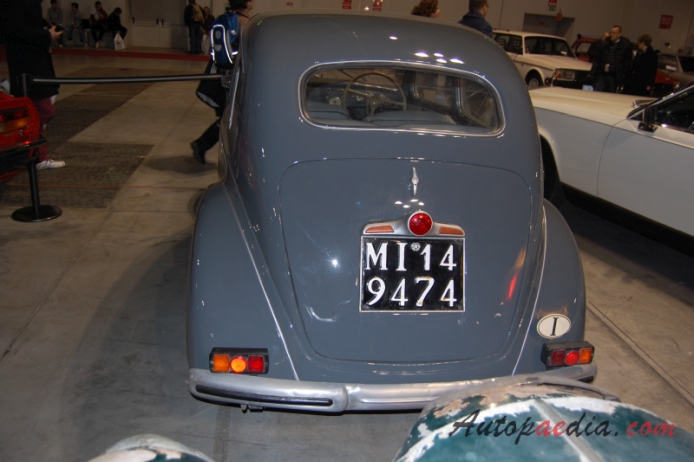 Lancia Ardea 1939-1953 (1950 4th series berlina 4d), rear view