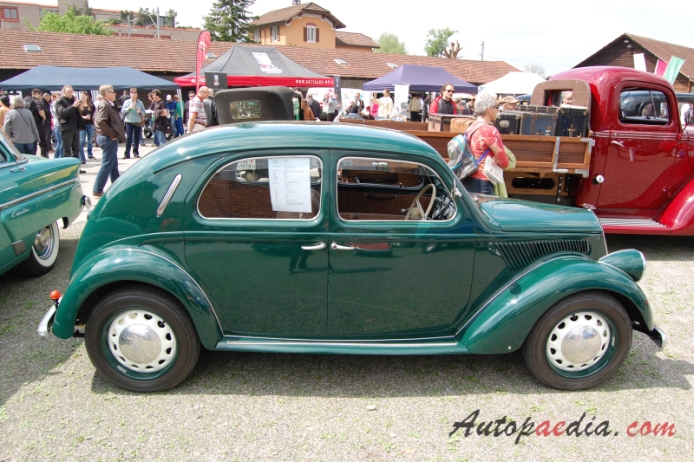 Lancia Ardea 1939-1953 (1950 4th series berlina 4d), right side view