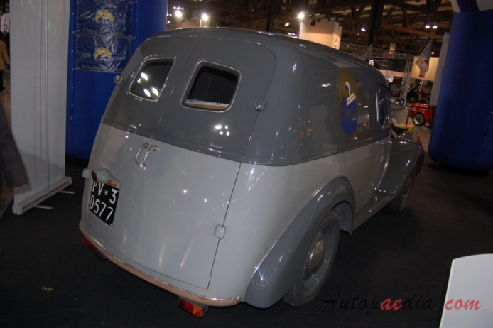 Lancia Ardea 1939-1953 (1951 4th series furgoncino 3d), right rear view